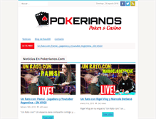 Tablet Screenshot of pokerianos.com